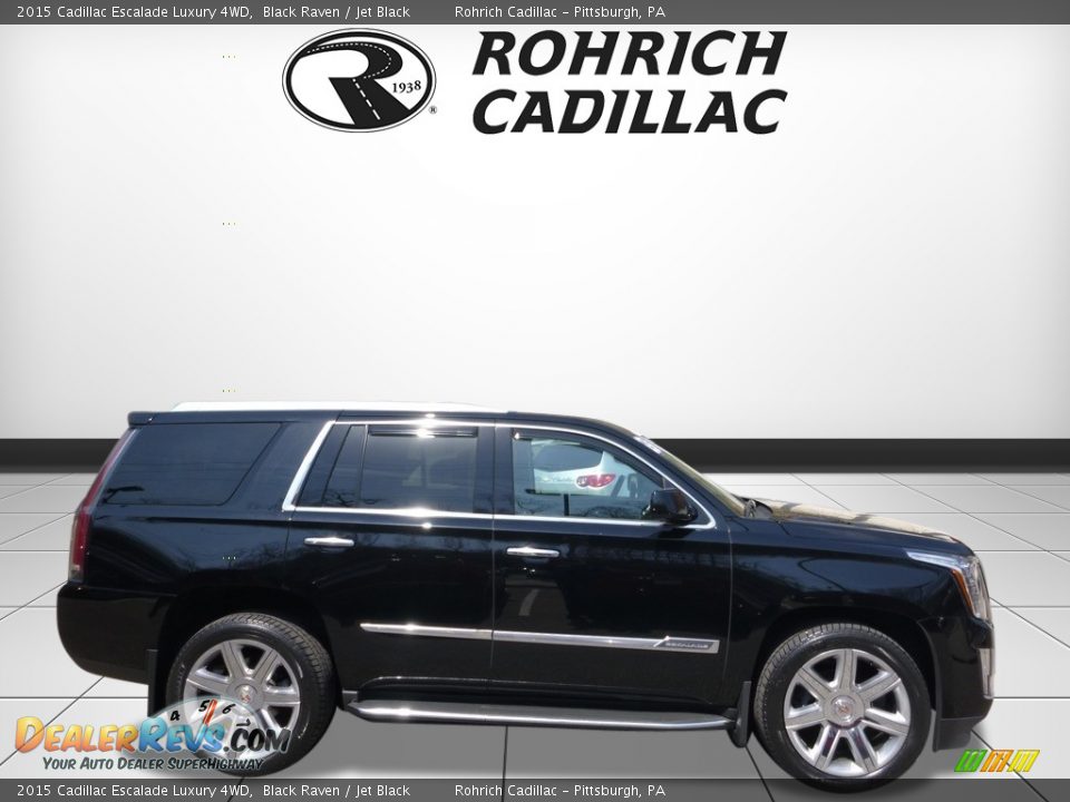 2015 Cadillac Escalade Luxury 4WD Black Raven / Jet Black Photo #6