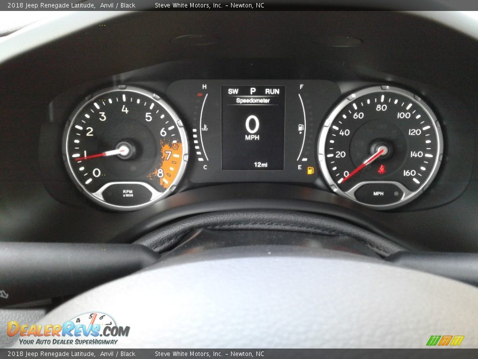 2018 Jeep Renegade Latitude Anvil / Black Photo #19