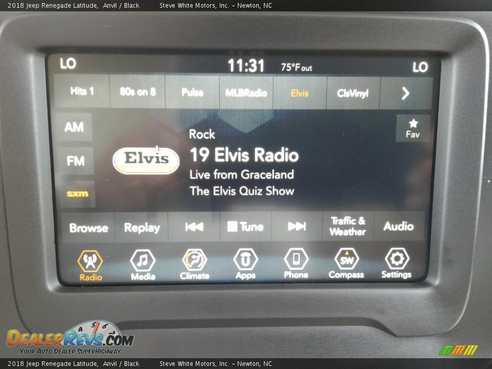 2018 Jeep Renegade Latitude Anvil / Black Photo #21