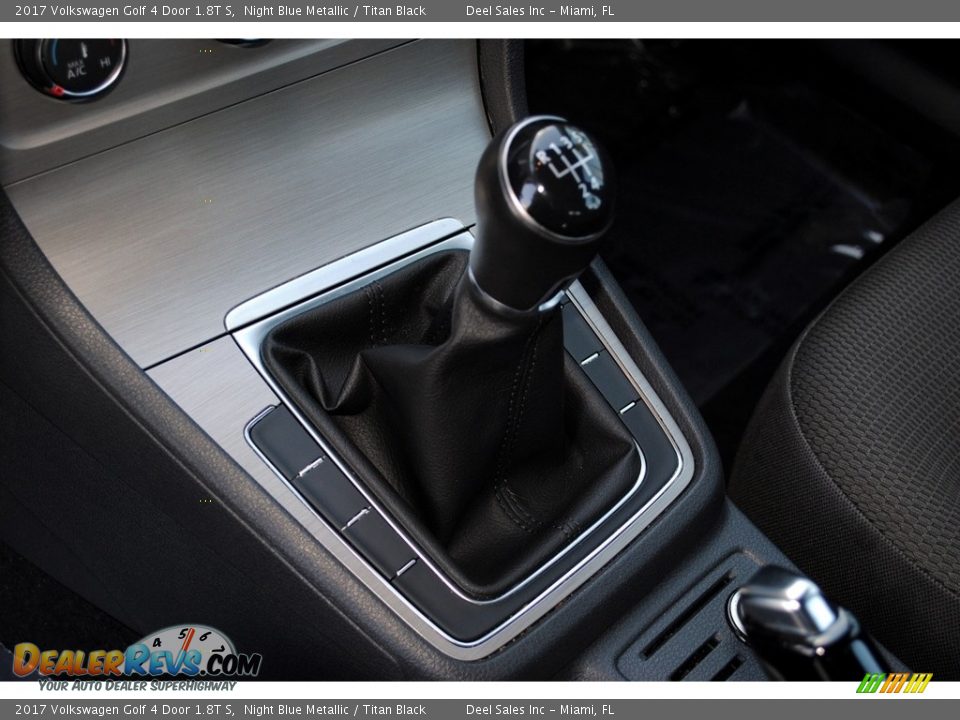 2017 Volkswagen Golf 4 Door 1.8T S Night Blue Metallic / Titan Black Photo #15