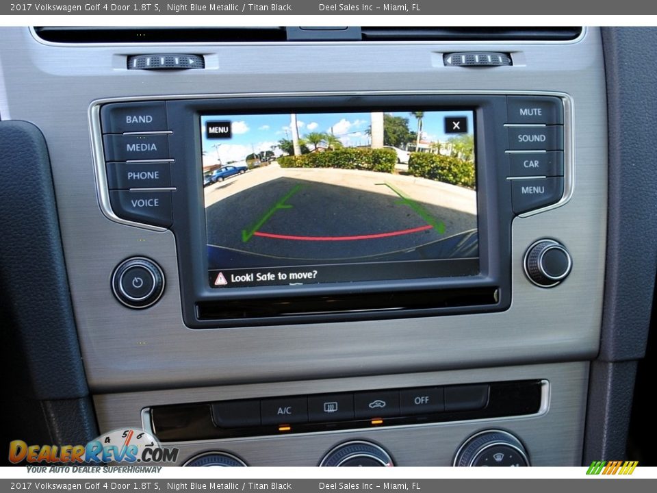 2017 Volkswagen Golf 4 Door 1.8T S Night Blue Metallic / Titan Black Photo #17