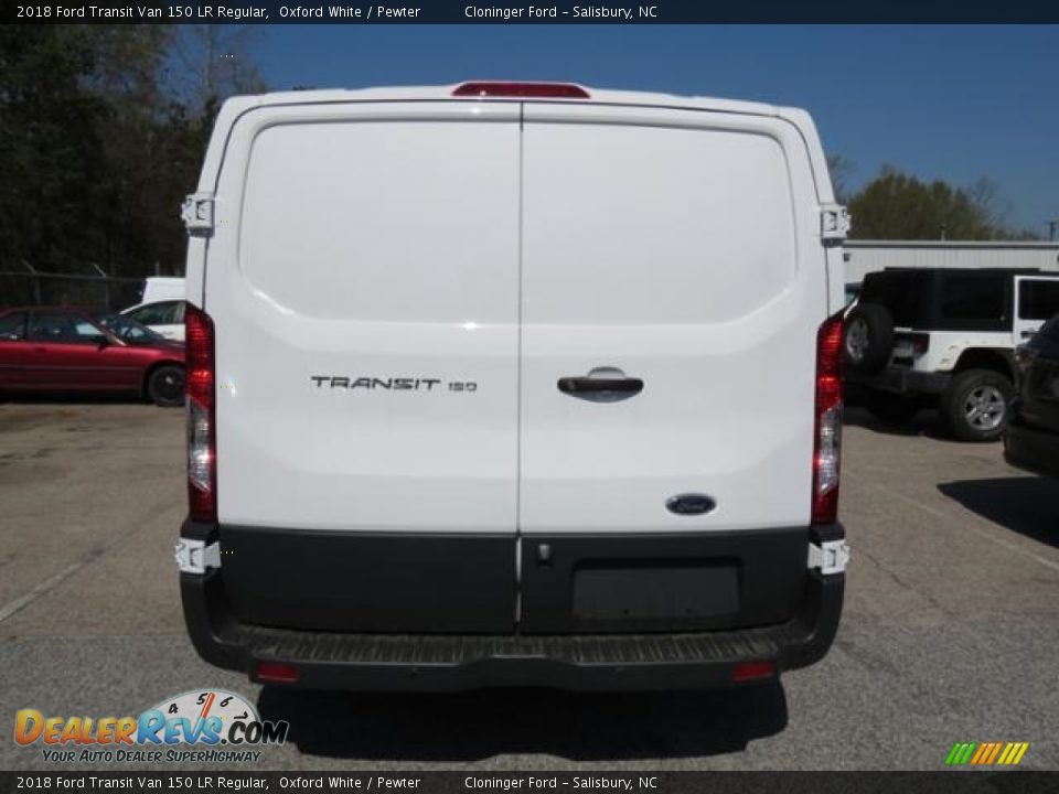 2018 Ford Transit Van 150 LR Regular Oxford White / Pewter Photo #4