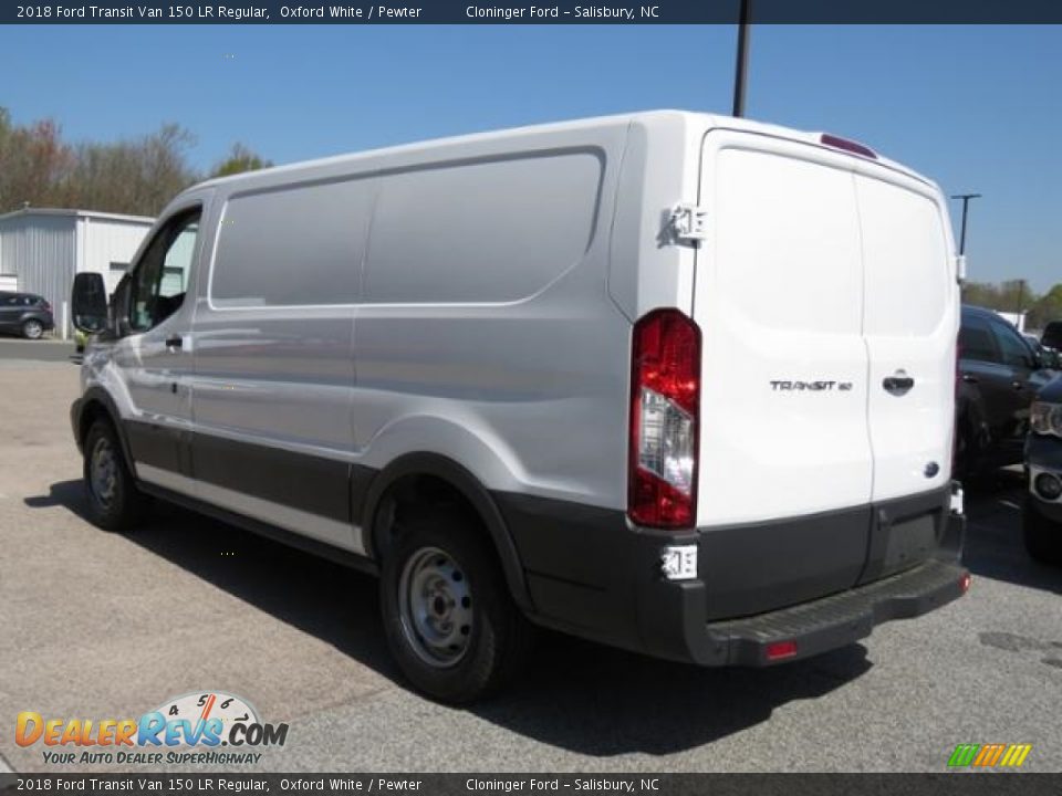 2018 Ford Transit Van 150 LR Regular Oxford White / Pewter Photo #5