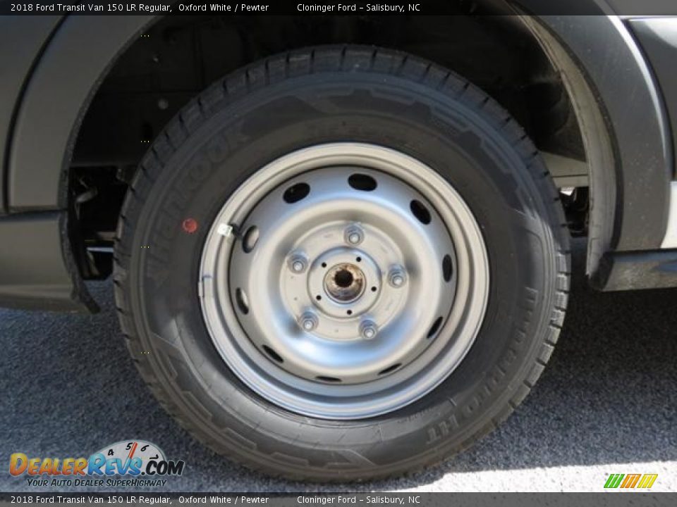2018 Ford Transit Van 150 LR Regular Oxford White / Pewter Photo #7