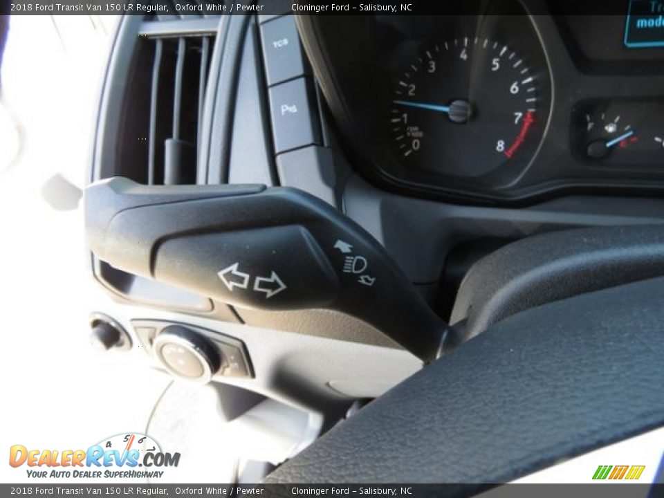 2018 Ford Transit Van 150 LR Regular Oxford White / Pewter Photo #12