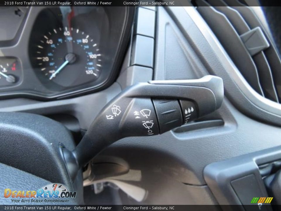 2018 Ford Transit Van 150 LR Regular Oxford White / Pewter Photo #13