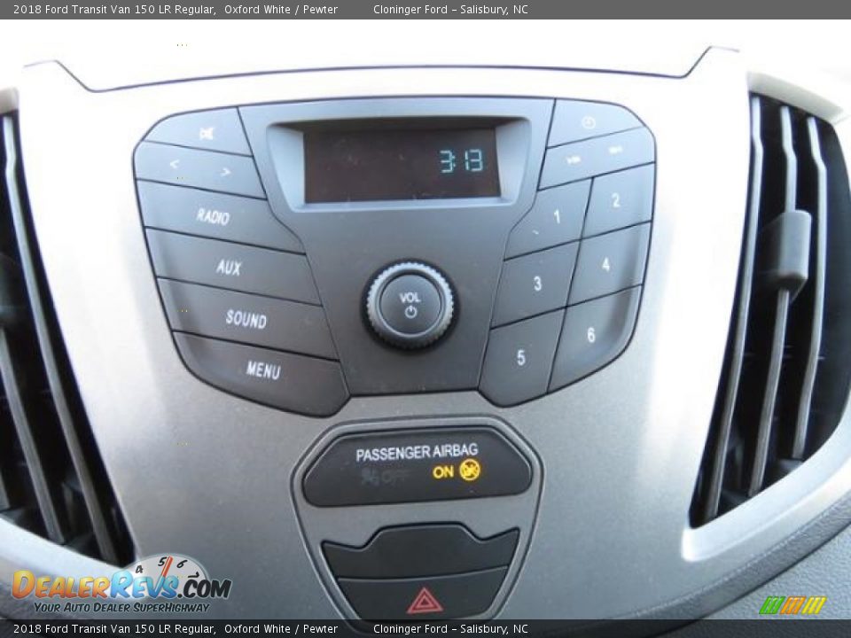 2018 Ford Transit Van 150 LR Regular Oxford White / Pewter Photo #14