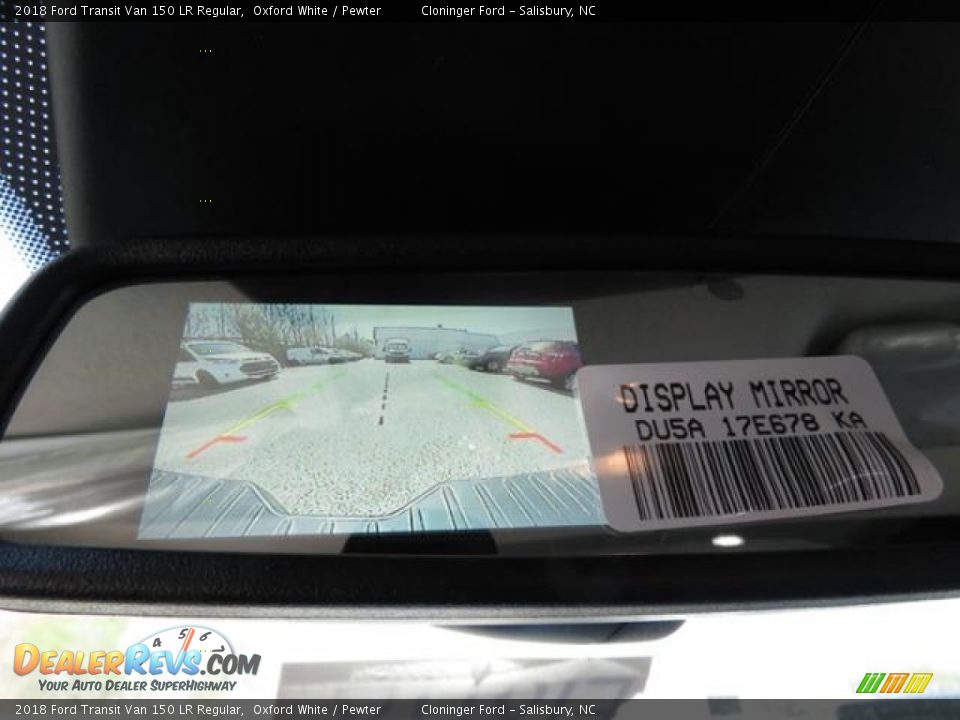 2018 Ford Transit Van 150 LR Regular Oxford White / Pewter Photo #16