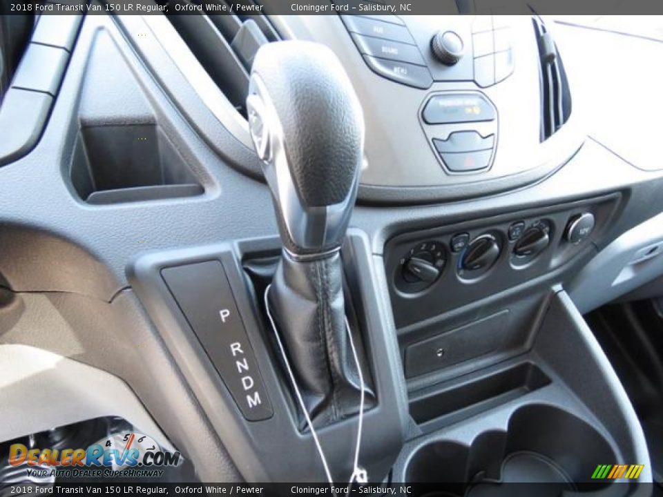 2018 Ford Transit Van 150 LR Regular Oxford White / Pewter Photo #17