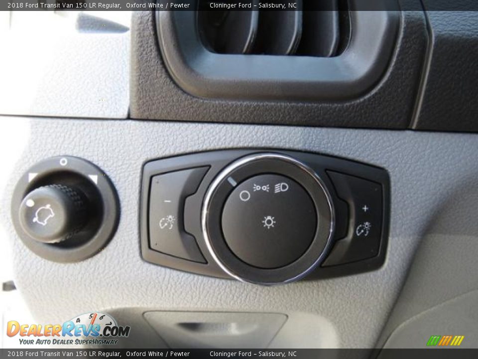 2018 Ford Transit Van 150 LR Regular Oxford White / Pewter Photo #18