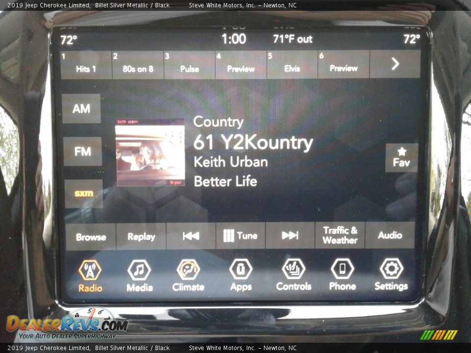 2019 Jeep Cherokee Limited Billet Silver Metallic / Black Photo #20