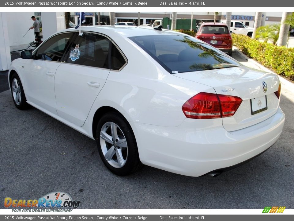 2015 Volkswagen Passat Wolfsburg Edition Sedan Candy White / Cornsilk Beige Photo #6