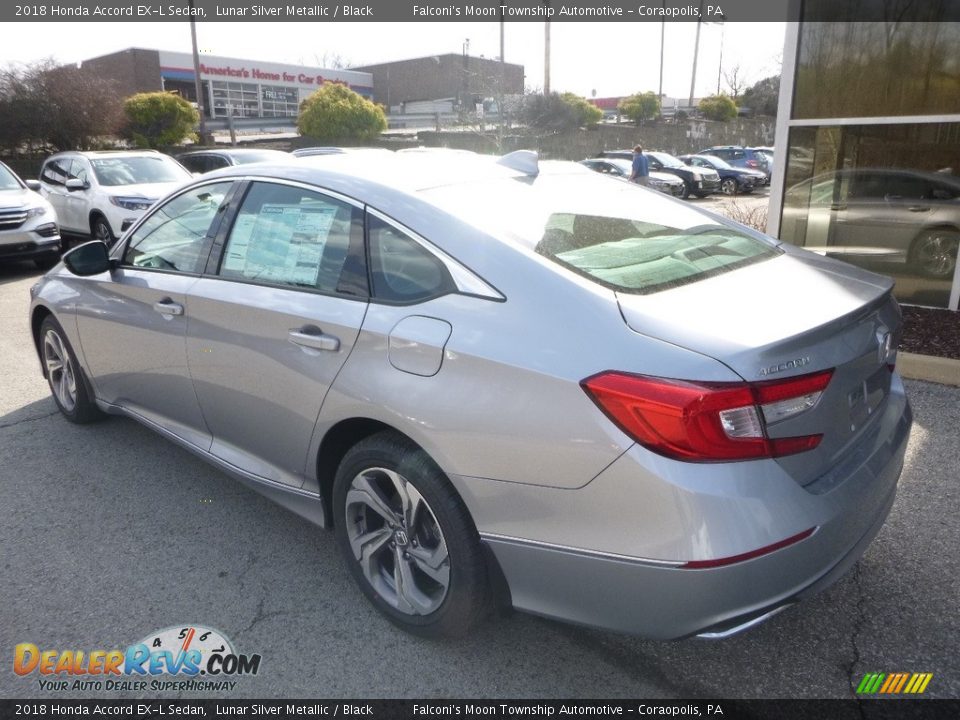 2018 Honda Accord EX-L Sedan Lunar Silver Metallic / Black Photo #2
