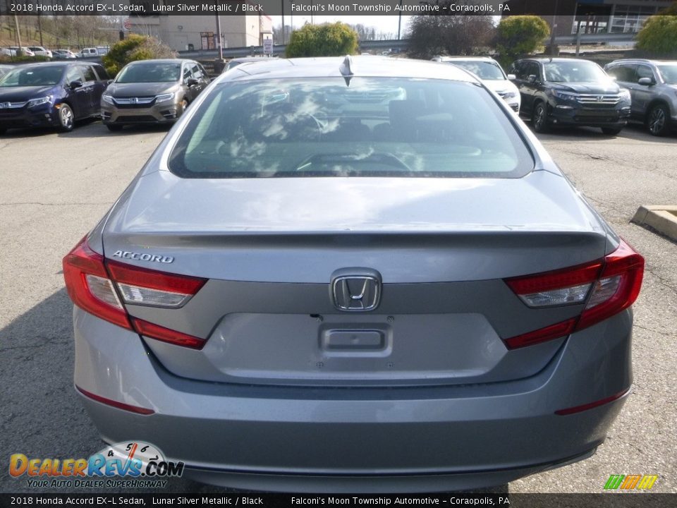2018 Honda Accord EX-L Sedan Lunar Silver Metallic / Black Photo #3