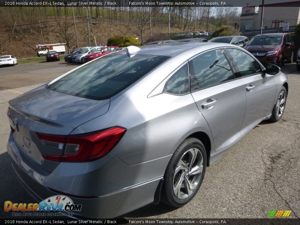 2018 Honda Accord EX-L Sedan Lunar Silver Metallic / Black Photo #4
