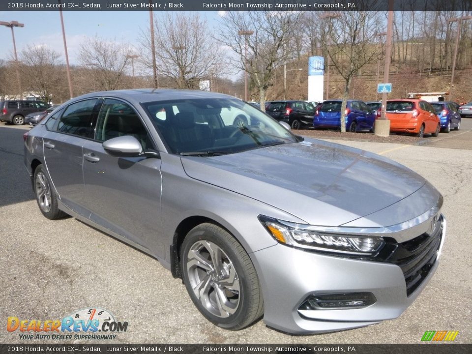 2018 Honda Accord EX-L Sedan Lunar Silver Metallic / Black Photo #5