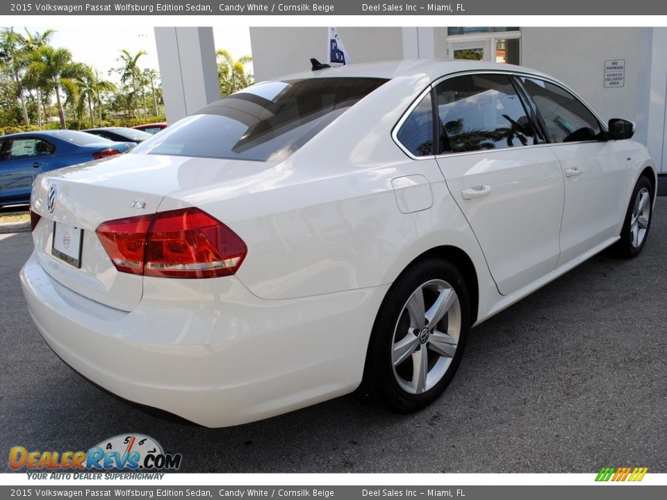 2015 Volkswagen Passat Wolfsburg Edition Sedan Candy White / Cornsilk Beige Photo #10
