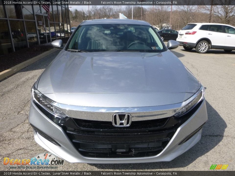 2018 Honda Accord EX-L Sedan Lunar Silver Metallic / Black Photo #6