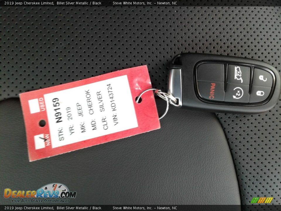 2019 Jeep Cherokee Limited Billet Silver Metallic / Black Photo #31
