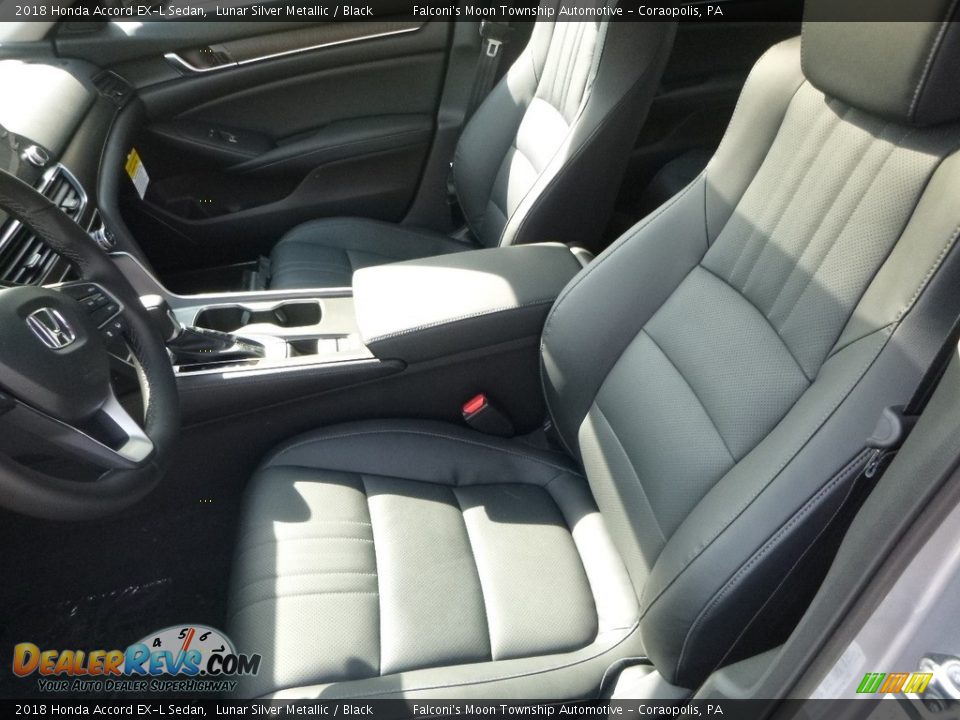 2018 Honda Accord EX-L Sedan Lunar Silver Metallic / Black Photo #8