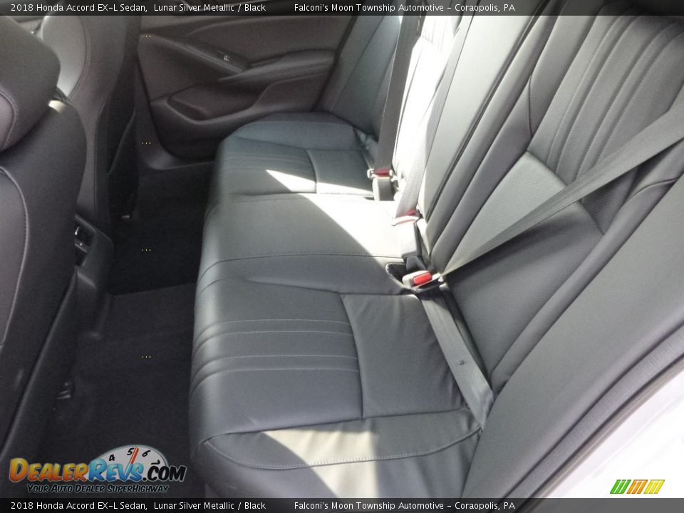 2018 Honda Accord EX-L Sedan Lunar Silver Metallic / Black Photo #9