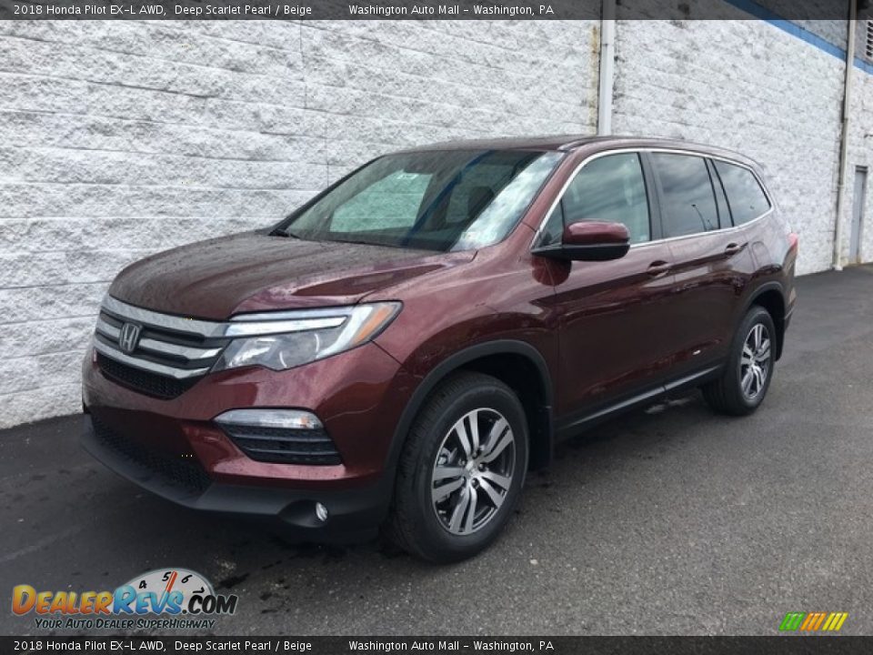 Front 3/4 View of 2018 Honda Pilot EX-L AWD Photo #8