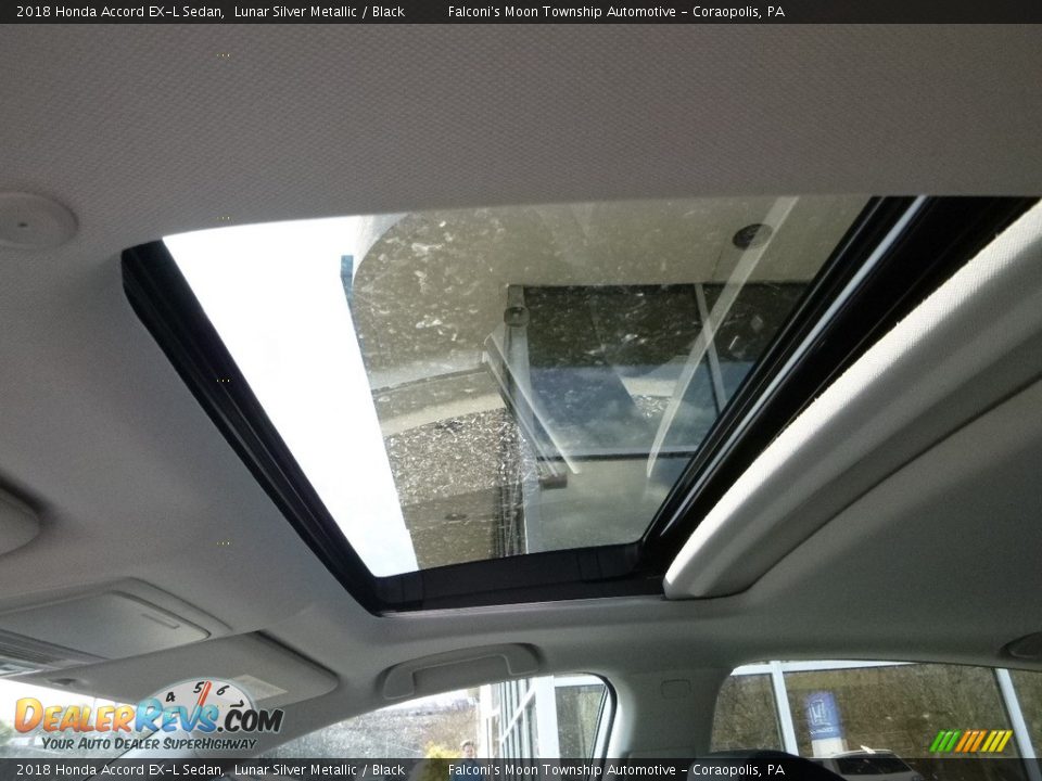 2018 Honda Accord EX-L Sedan Lunar Silver Metallic / Black Photo #13