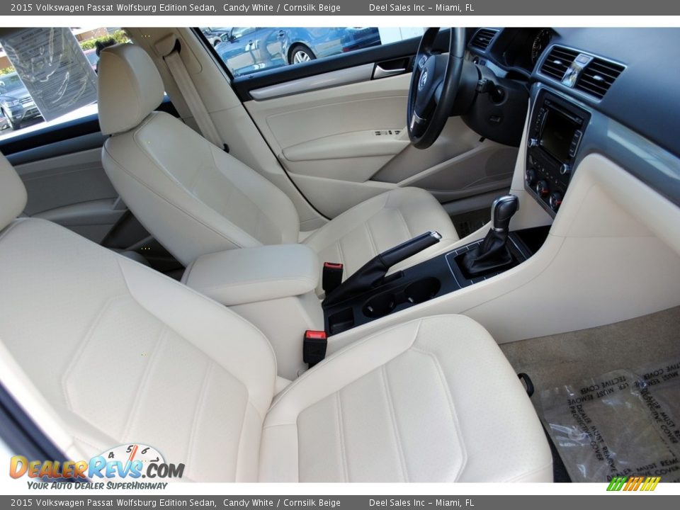 2015 Volkswagen Passat Wolfsburg Edition Sedan Candy White / Cornsilk Beige Photo #19