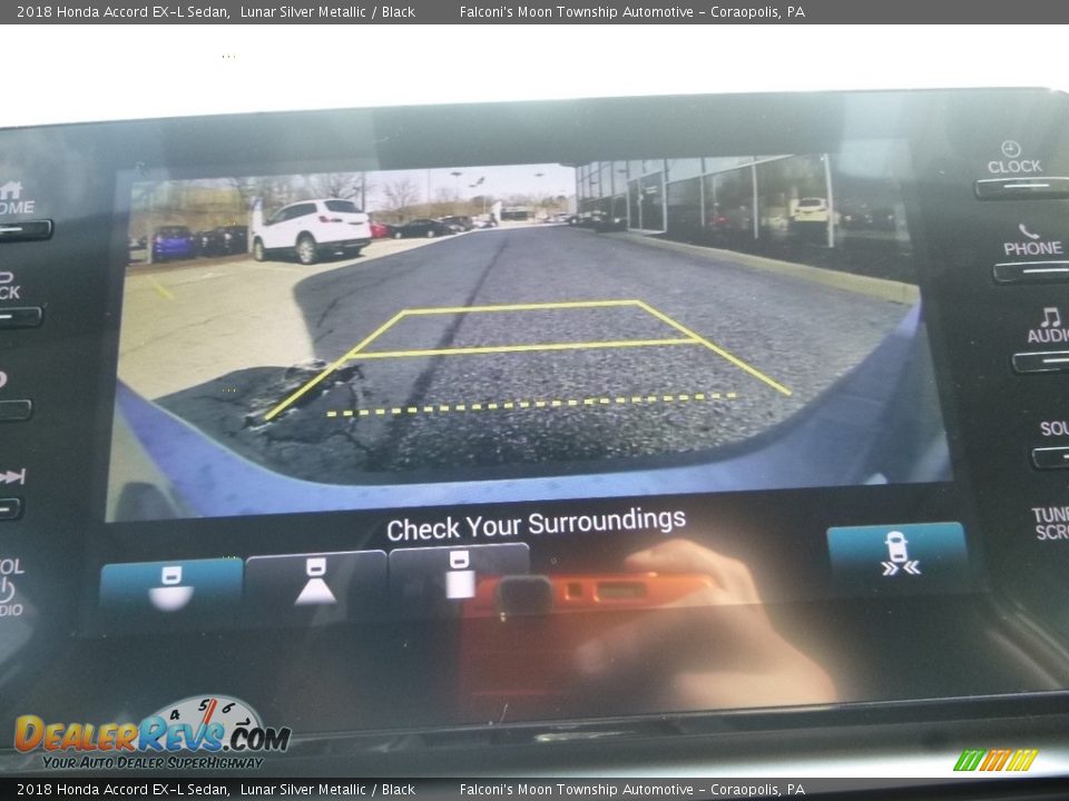 2018 Honda Accord EX-L Sedan Lunar Silver Metallic / Black Photo #15