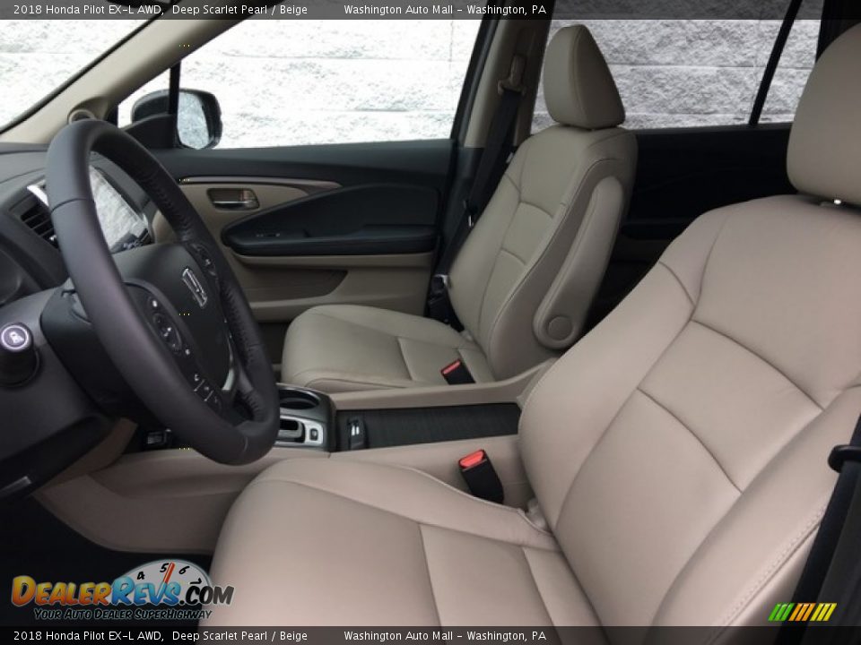 Front Seat of 2018 Honda Pilot EX-L AWD Photo #12