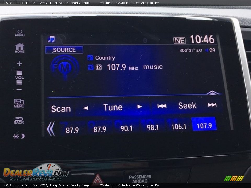 Audio System of 2018 Honda Pilot EX-L AWD Photo #16