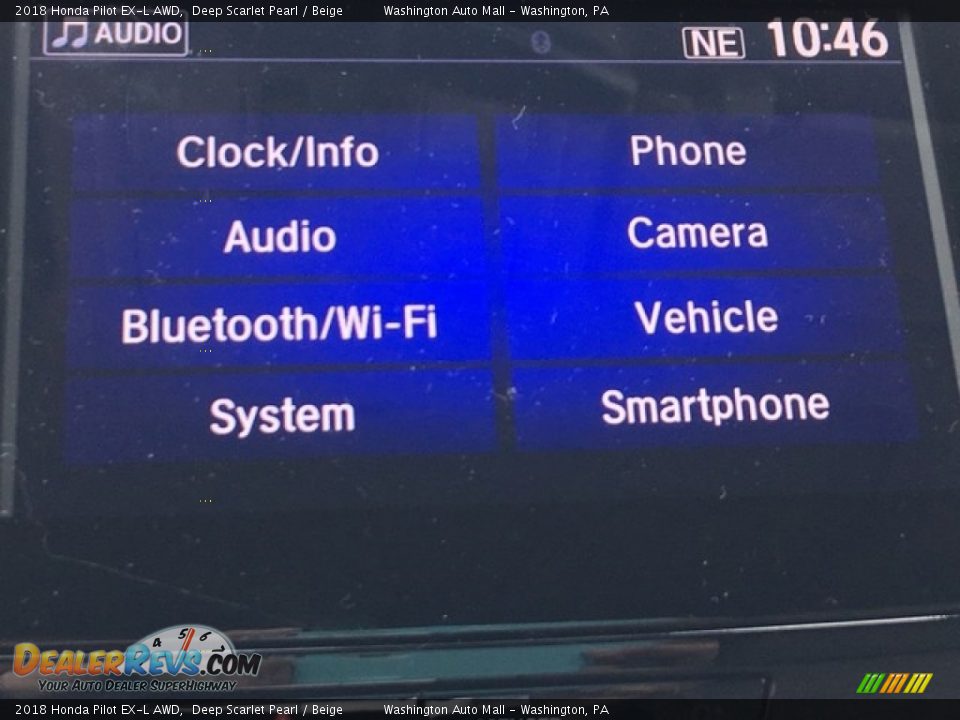 2018 Honda Pilot EX-L AWD Deep Scarlet Pearl / Beige Photo #19