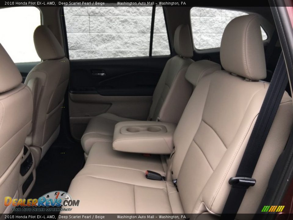 Rear Seat of 2018 Honda Pilot EX-L AWD Photo #22