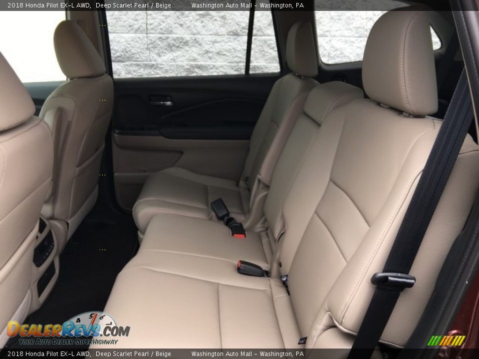 Rear Seat of 2018 Honda Pilot EX-L AWD Photo #23