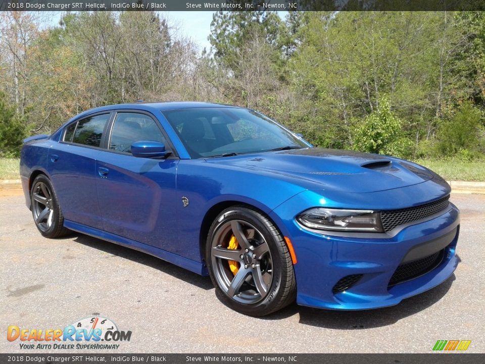 IndiGo Blue 2018 Dodge Charger SRT Hellcat Photo #4