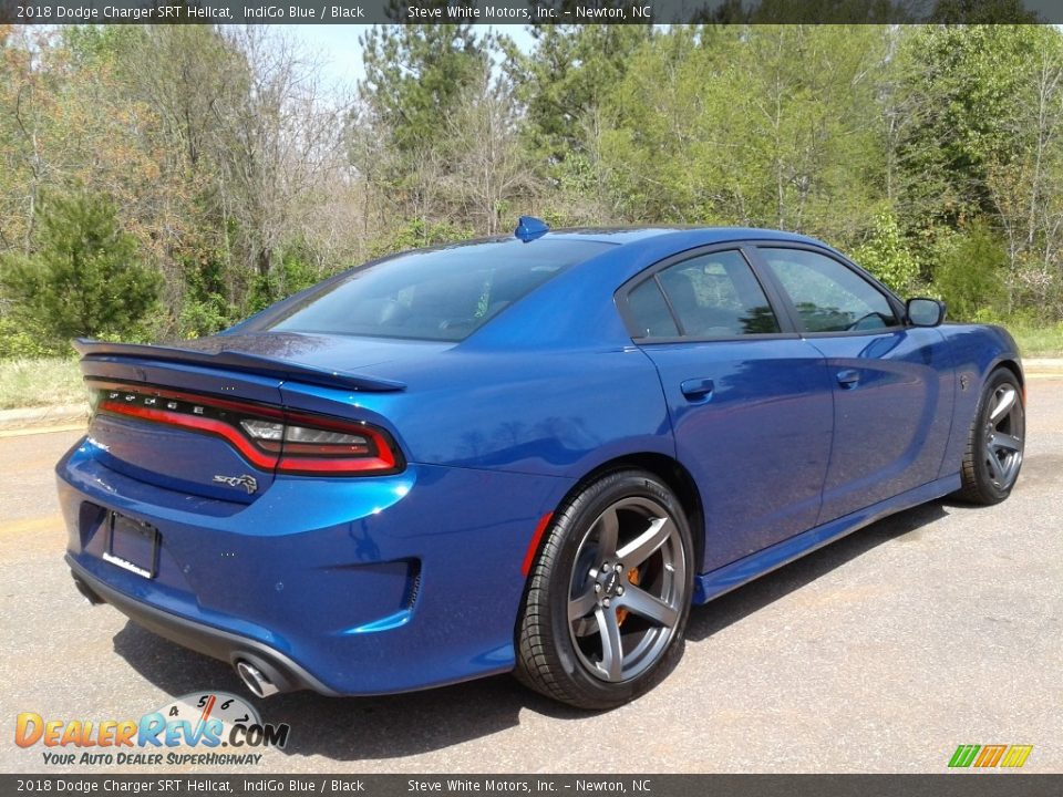2018 Dodge Charger SRT Hellcat IndiGo Blue / Black Photo #6