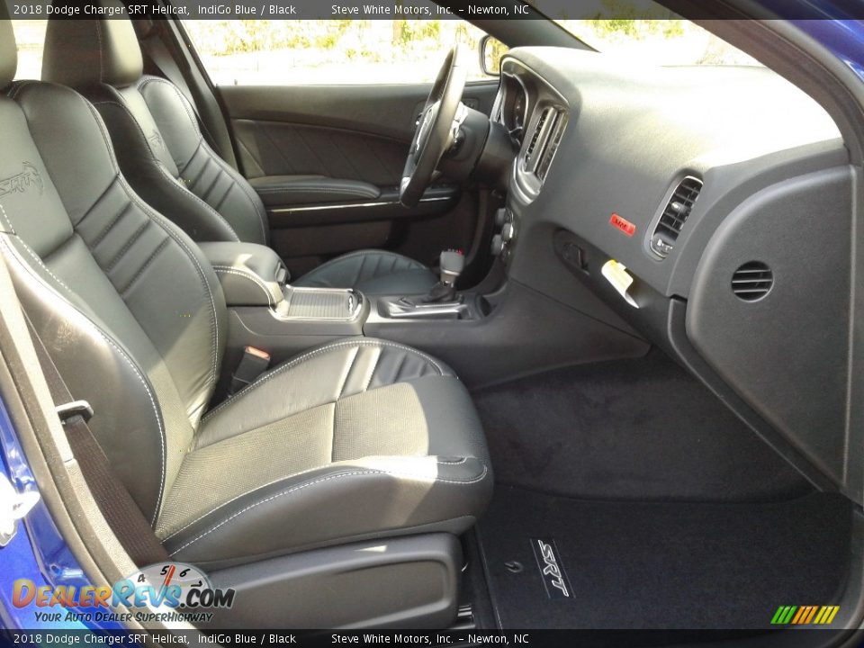2018 Dodge Charger SRT Hellcat IndiGo Blue / Black Photo #15