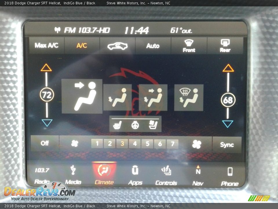 Controls of 2018 Dodge Charger SRT Hellcat Photo #25
