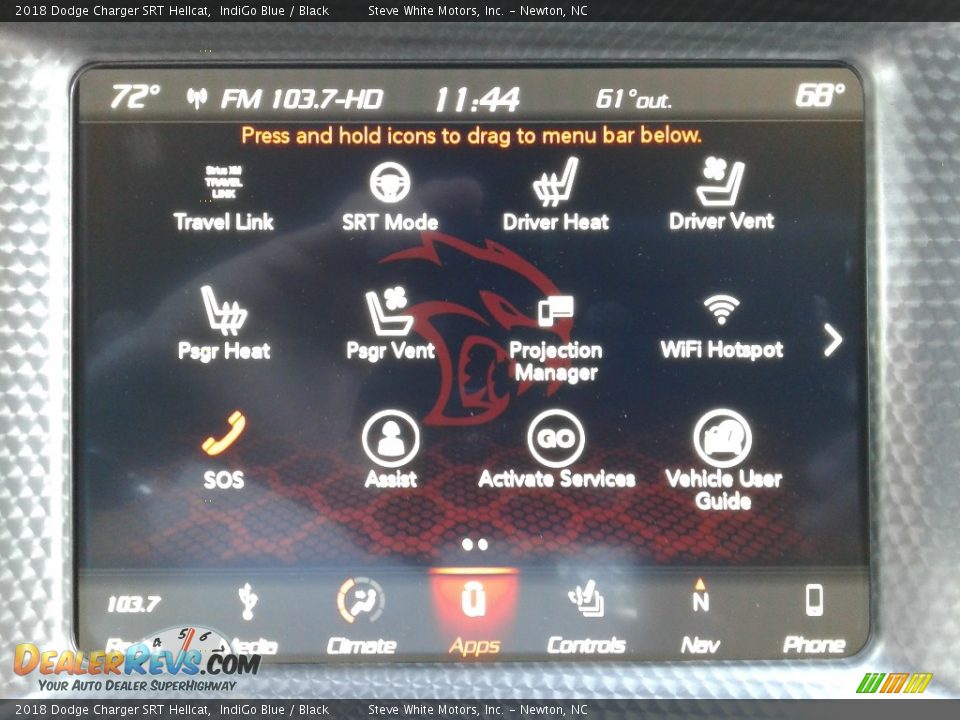 Controls of 2018 Dodge Charger SRT Hellcat Photo #27