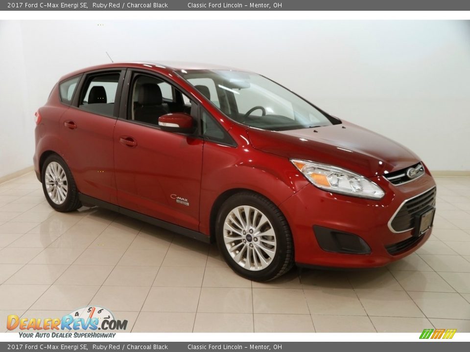 2017 Ford C-Max Energi SE Ruby Red / Charcoal Black Photo #1