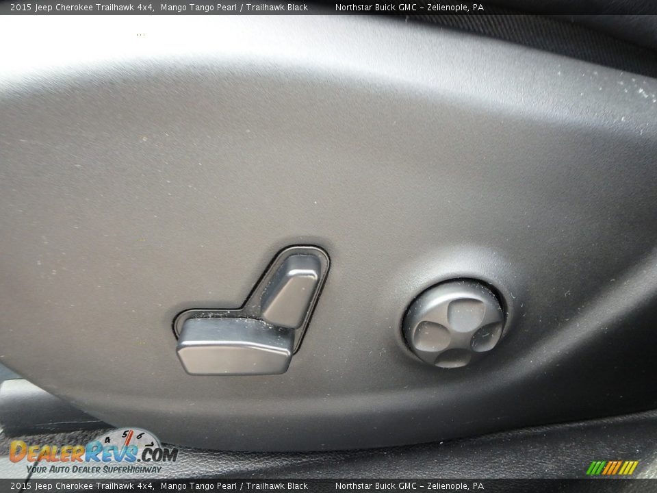 2015 Jeep Cherokee Trailhawk 4x4 Mango Tango Pearl / Trailhawk Black Photo #21