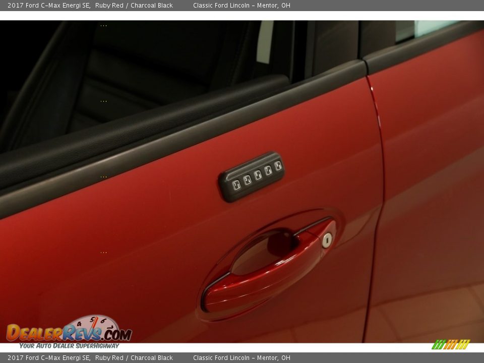 2017 Ford C-Max Energi SE Ruby Red / Charcoal Black Photo #5