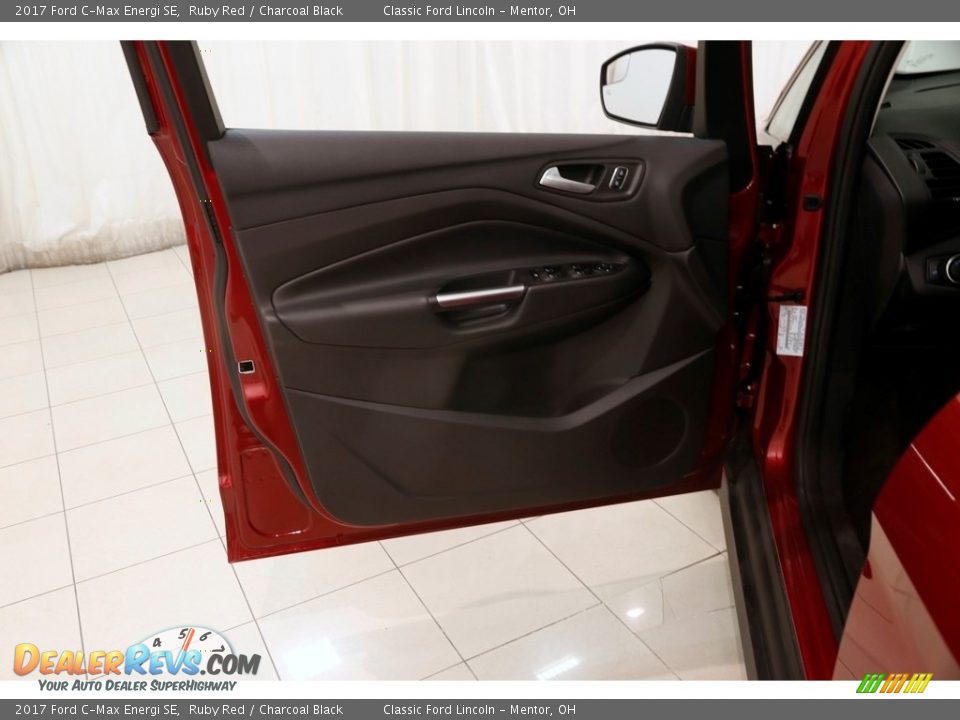 2017 Ford C-Max Energi SE Ruby Red / Charcoal Black Photo #6