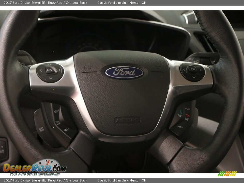 2017 Ford C-Max Energi SE Ruby Red / Charcoal Black Photo #8