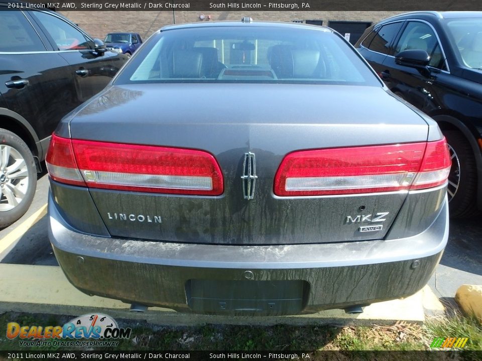 2011 Lincoln MKZ AWD Sterling Grey Metallic / Dark Charcoal Photo #3
