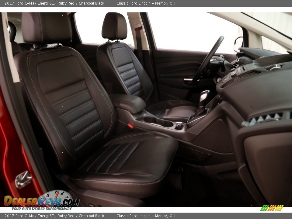 2017 Ford C-Max Energi SE Ruby Red / Charcoal Black Photo #17