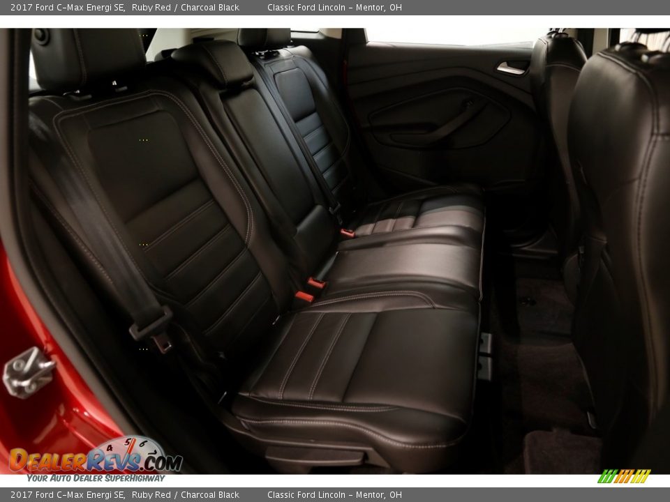 2017 Ford C-Max Energi SE Ruby Red / Charcoal Black Photo #18