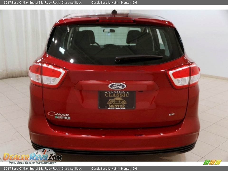 2017 Ford C-Max Energi SE Ruby Red / Charcoal Black Photo #20