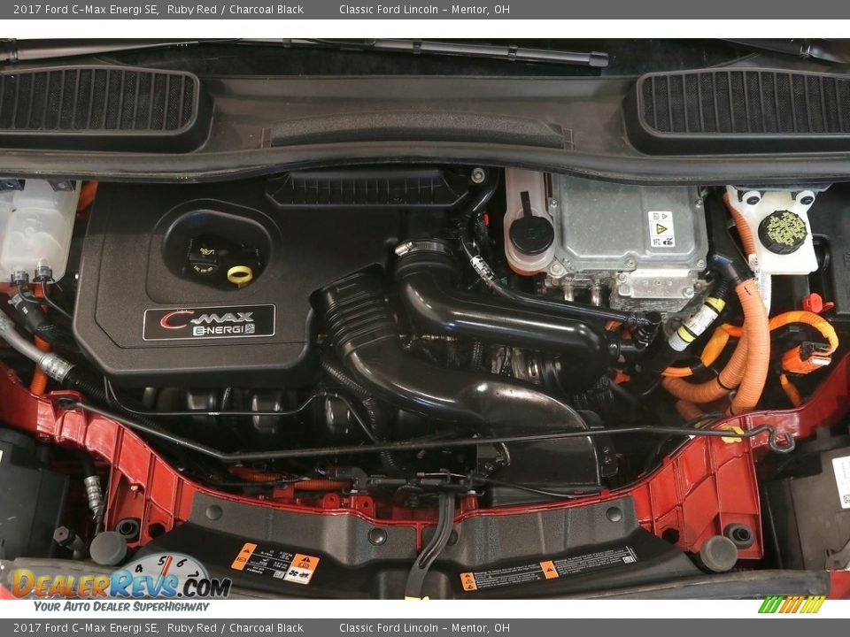 2017 Ford C-Max Energi SE Ruby Red / Charcoal Black Photo #21