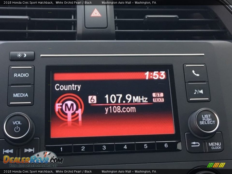 Audio System of 2018 Honda Civic Sport Hatchback Photo #15